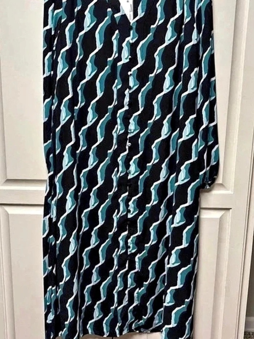 philosophy 3009519 Abstract Print Midi Dress XL NWT
